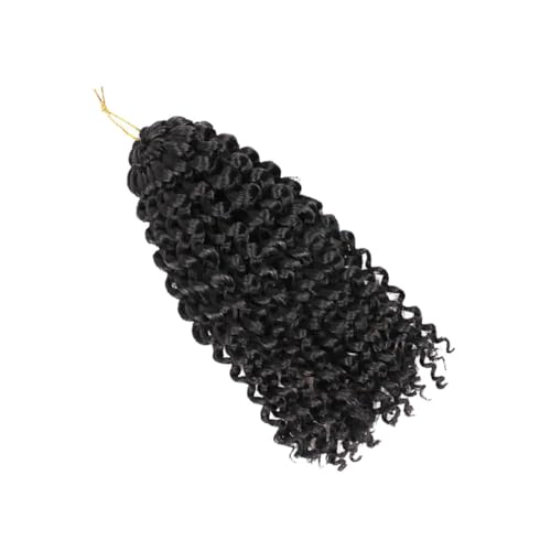 BAZEITFLOW Teiliges Schwarze Synthetische Häkelzopf Perücke Leichte Weiche Braids Hair Extensions Geruch Langlebige Geflochtene Haarverlängerung für Damen von BAZEITFLOW