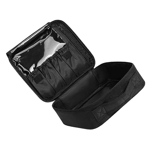 BAZEITFLOW Tragbare Effector Tasche Schwarz Stoßfestes Material Langlebiger Audio Effector Organizer Kompakte Aufbewahrungsbox für Zubehör Praktischer Schutzbeutel für Unterwegs von BAZEITFLOW