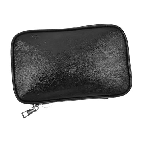 BAZEITFLOW Tragbare Kosmetiktasche für Damen PU Zipper Organizer für Make Up und Toilettenartikel für Reisen Gym und Outdoor Aktivitäten Schwarz BAZEITFLOW Tragbare Kosmetiktasche für Damen PU Zipper Organizer für Make Up und Toilettenartikel für Reisen Gym und Outdoor Aktivitäten Schwarz von BAZEITFLOW