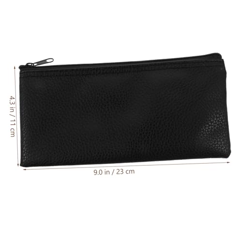 BAZEITFLOW Tragbare Leder Mikrofon Aufbewahrungstasche mit Reißverschluss Robuste Multifunktionale Mikrofonschutztasche für Kleine Geräte Vielseitiger Mic Pouch Organizer von BAZEITFLOW