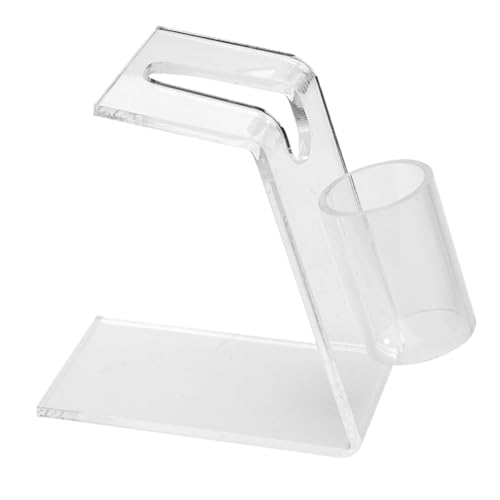 BAZEITFLOW Transparenter Acryl Maschinenhalter Ständer Rückstütze Langlebiger Tattoo Machine Stand Organizer für Sichere Ablage und Einfache Handhabung von BAZEITFLOW