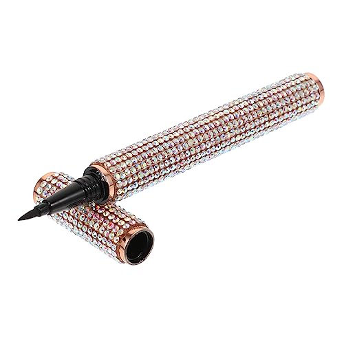 BAZEITFLOW Wasserfester Flüssiger Eyeliner Pen Selbstklebend Wischfest Schnelle Trocknung Präzise Spitze Kompakt für Unterwegs Vielseitig für Dramatisches Make Up und Langanhaltenden Look von BAZEITFLOW