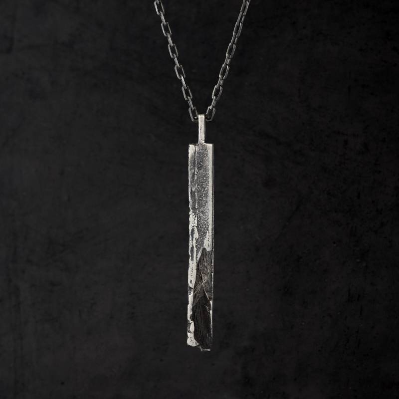 Mutige Statement-Halskette Für Herren | Roher, Rauer Und Unpolierter Anhänger Ausdruck Des Lebens Mehrfädig von BAZKBERLIN