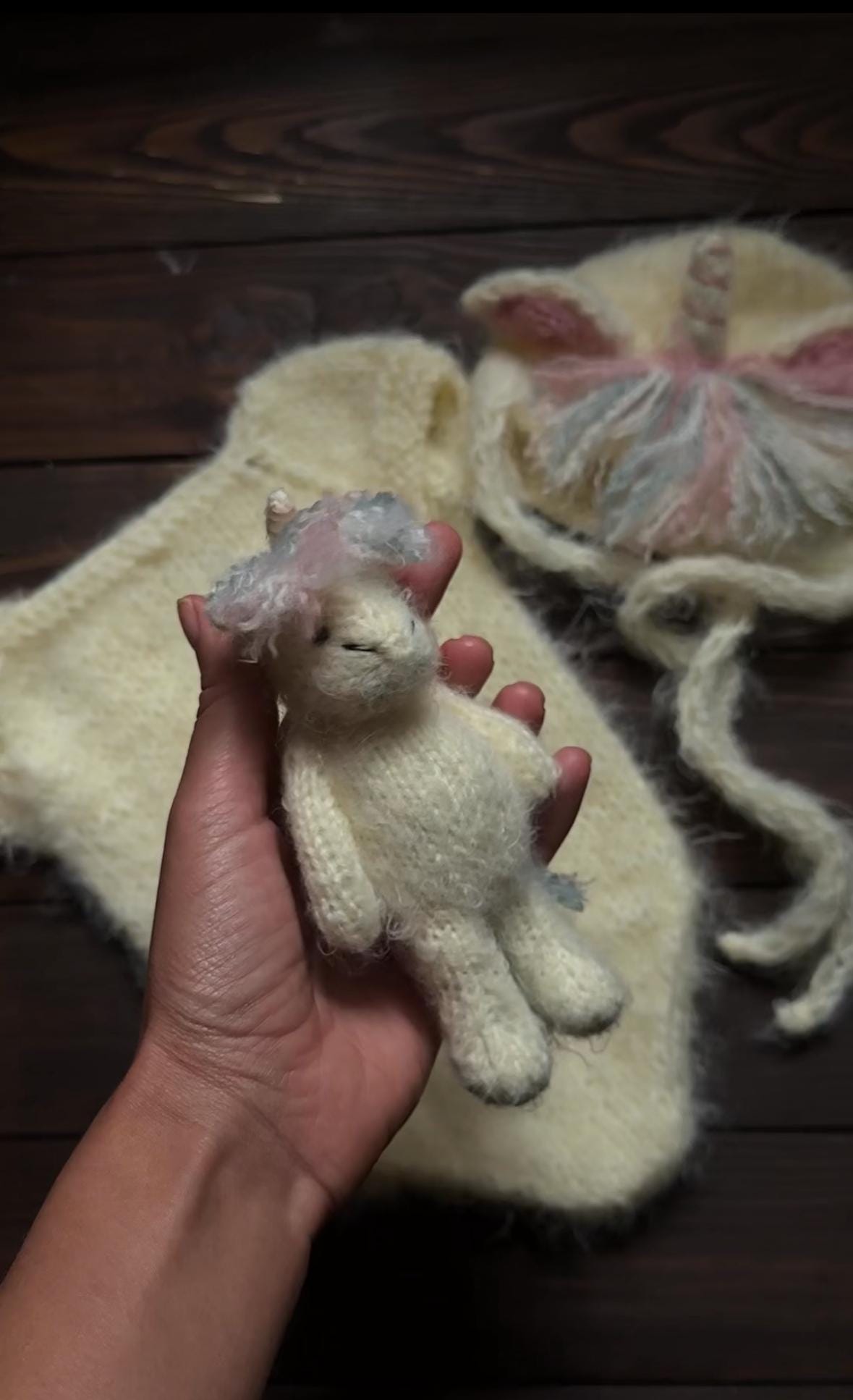 Einhorn Neugeborenen Requisiten Mütze, Strampler Und Spielzeug von BAprops