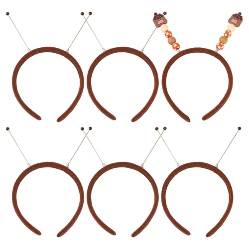 Beadthoven Haarreif zum Selbermachen, einfarbig, blanko, Kunststoffbasis, Stirnband, mit Stoff überzogen, Haarschmuck für Damen und Mädchen, Urlaubskostüm-Zubehör, Kokosbraun, 5 Stück Beadthoven Haarreif zum Selbermachen, einfarbig, blanko, Kunststoffbasis, Stirnband, mit Stoff überzogen, Haarschmuck für Damen und Mädchen, Urlaubskostüm-Zubehör, Kokosbraun, 5 Stück von BB Beadthoven