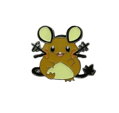 Pin Anstecker Emaille Pokemon Ansteckerpin Badge Sammelnadel aus der Kollektion TCG mit BB-Toy-Trades Versandschutz - Dedenne von BB-Toy-Trades