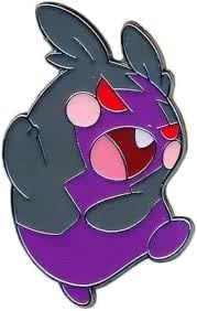 Pin Anstecker Emaille Pokemon Ansteckerpin Badge Sammelnadel aus der Kollektion TCG mit BB-Toy-Trades Versandschutz - Morpeko Arena von BB-Toy-Trades