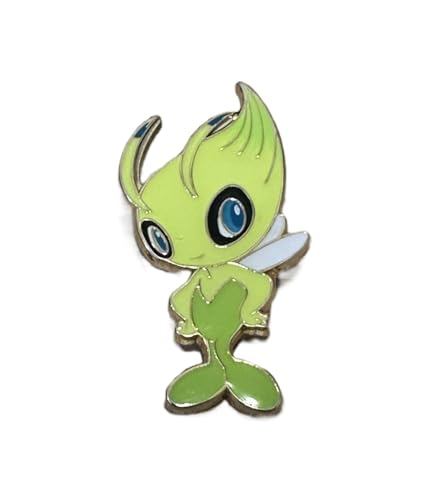 Poke Pin Anstecker Emaille Pokemon Pika-chu Ansteckerpin Badge Sammelnadel aus der Kollektion TCG mit BB-Toy-Trades Versandschutz - Celebi von BB-Toy-Trades