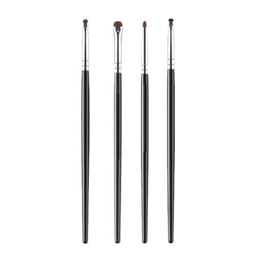 1/4Pcs Flache Augen Make-up Pinsel Professionelle Abgewinkelt Augenbraue Eyeliner Lidschatten Machen Werkzeuge Pinsel Kosmetik Up Concealer von BBASILIYSD