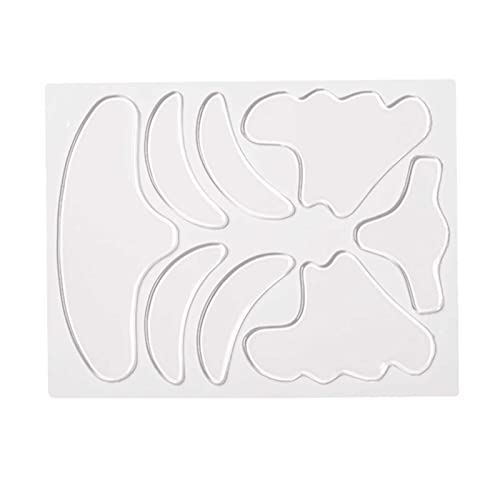 BBASILIYSD 1 Set wiederverwendbare Silikon-Gesichts-Augen-Stirn-Patches transparent Gesichtsalterung Auto Falten Aufkleber Lifting D4H3 S Pads von BBASILIYSD