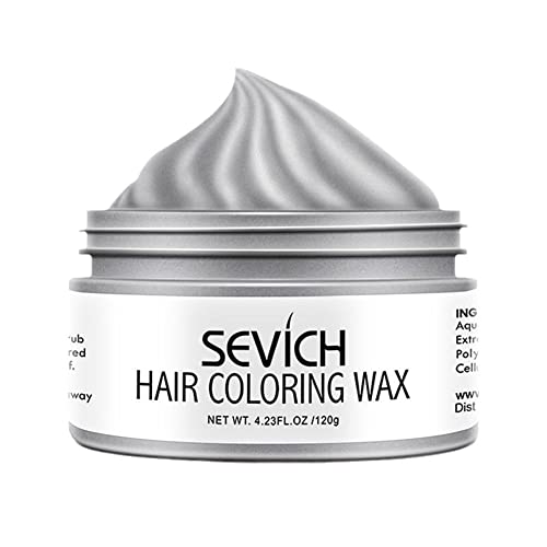 Haarwachs, Styling-Pomade, silberfarben, Oma, Grau, Einweg-Haarcreme, für Männer und Frauen, starkes Gel, W7W4, 120 g von BBASILIYSD