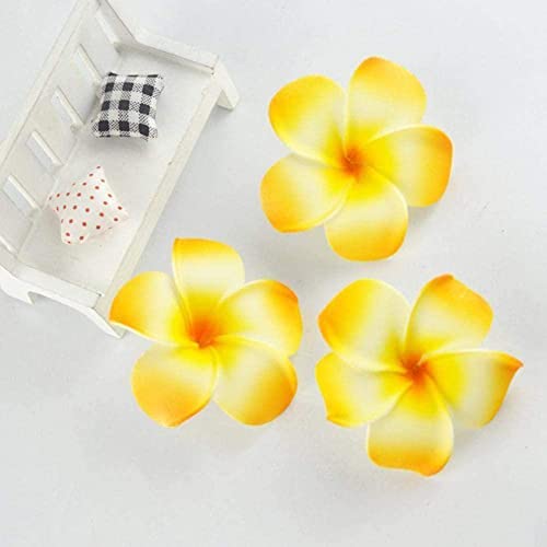 Hawaii Plumeria Blumen-Haarspangen für Damen und Mädchen, weiße Blumen-Haarnadeln für Sommerparty, Zubehör, Haarschmuck, Strand, Hochzeit, R3r3 Urlaub von BBASILIYSD