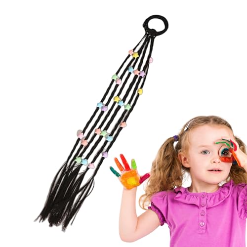 Geflochtene Haarteile,Süße Zopf-Haarteile für hohen Pferdeschwanz | Haarstyling-Zubehör für Kinder, Haarteile für Party, Zuhause, Schule, Reisen, Dating Bbauer von BBAUER