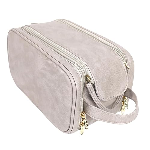 Tragbare Make-up-Tasche, langlebige Rasiertasche, Handtasche für Toilettenartikel, multifunktionaler Reise-Make-up-Organizer, große Make-up-Geldbörse mit reichlich Taschen, glamouröses Reise-DOP-Set von BBAUER