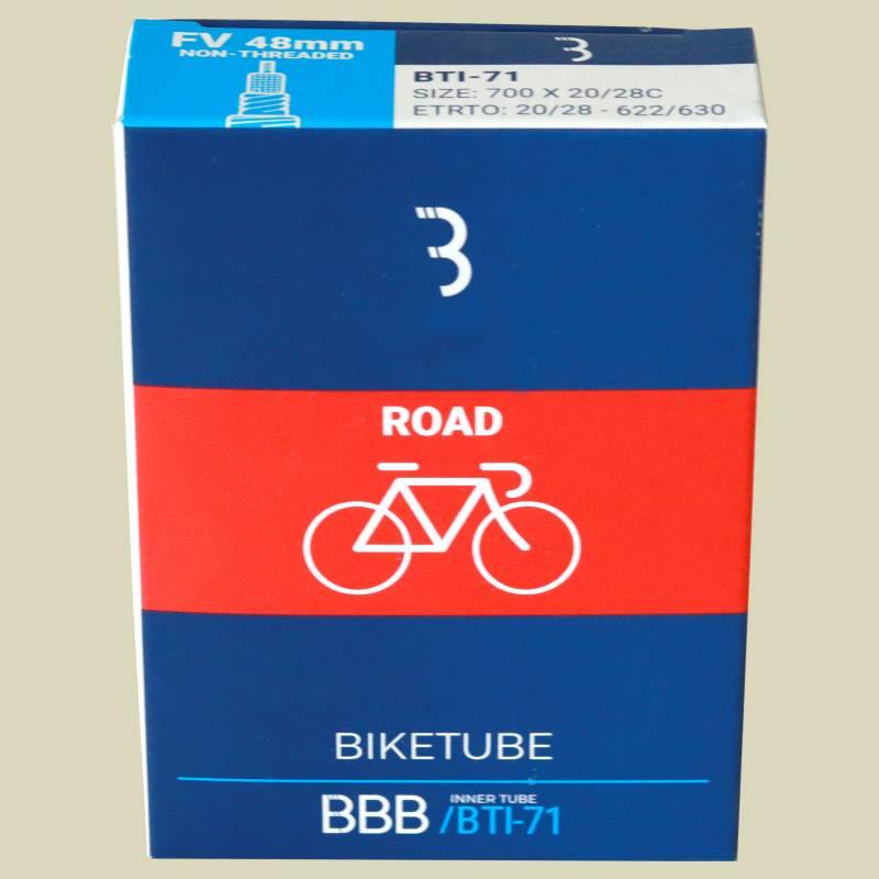 BTI-71 BikeTube 28  FV 28&#039;&#039; x 0.75/1.125 von BBB Cycling