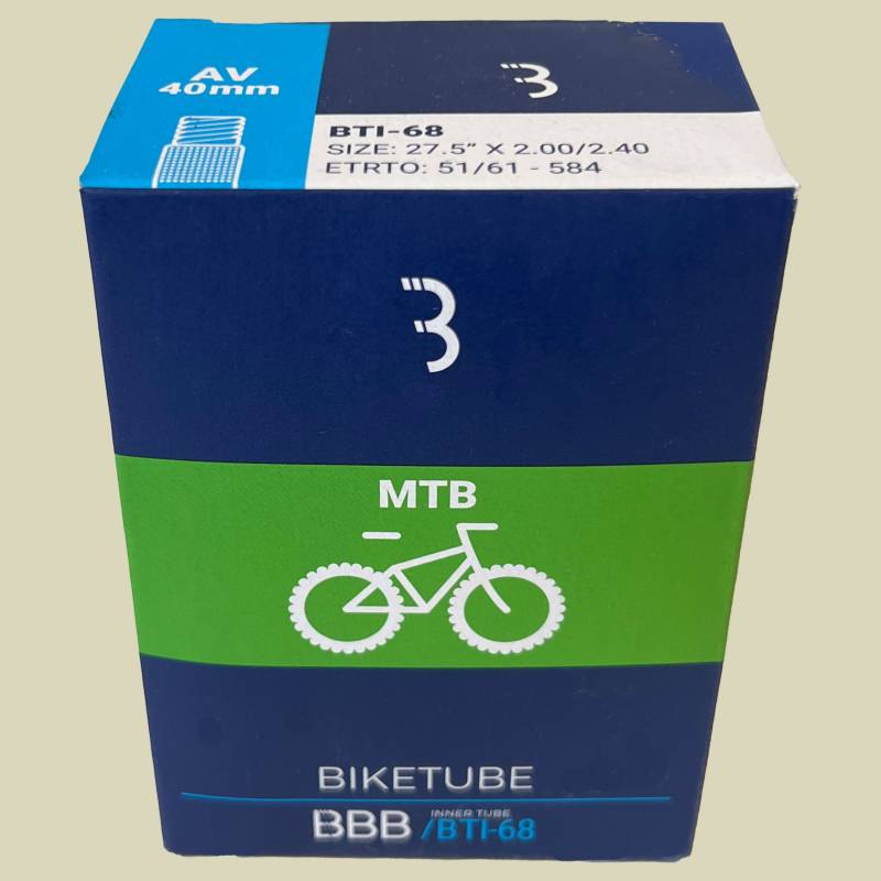 BTI-68 BikeTube 27.5 AV 27.5' x 2.00/2.40 von BBB Cycling