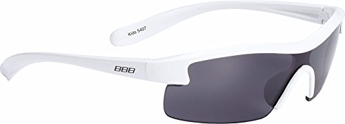 BBB Unisex Kinder Kids Fahrradbrille, Weiß, Einheitsgröße von BBB