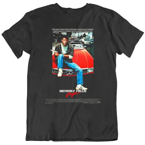 Cult Beverly Hills Cop 1980's Movie Poster T Shirt von BBBshafaraBTE