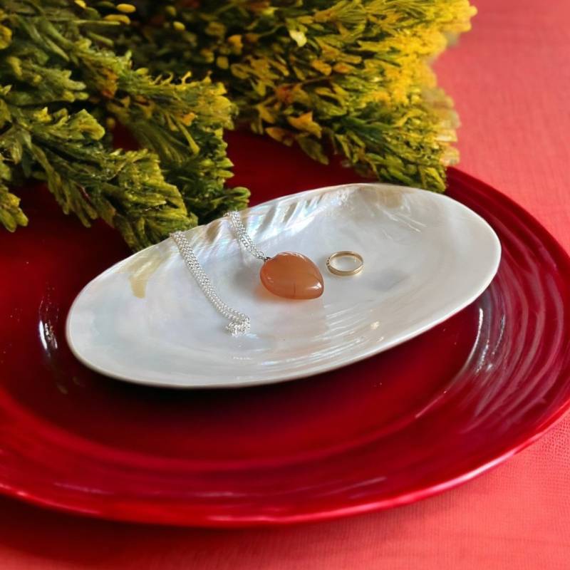 Schmuckschale Aus Perlmutt Schmuckhalter von BBDecorHouse