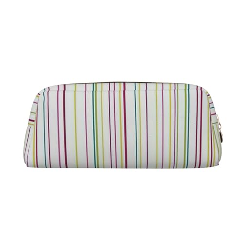 BBEXJIGY Gestreift Bedruckte vielseitige Aufbewahrungstasche Make-up-Tasche Reise Büro Kleinteile Organizer Tasche, gold, Einheitsgröße von BBEXJIGY