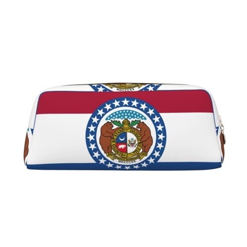BBEXJIGY Missouri Aufbewahrungstasche mit Staatsflaggenmuster, vielseitige Aufbewahrungstasche, Make-up-Tasche, kleine Gegenstände, Organizer-Tasche für Reisen, Büro, Gold, Einheitsgröße, gold, von BBEXJIGY