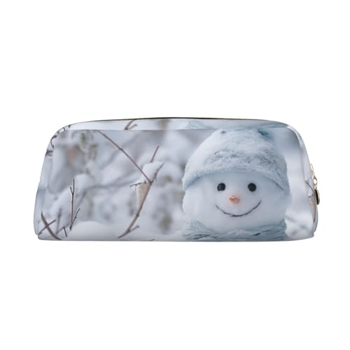 BBEXJIGY Niedlicher Schneemann-Weihnachtsdruck, vielseitige Reise-Make-up-Tasche, Büro, kleine Organizer-Tasche, gold, Einheitsgröße von BBEXJIGY