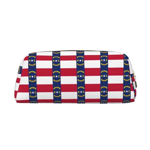 BBEXJIGY Reisetasche mit Nord-Carolina-Flagge, Organizer für kleine Reiseartikel, gold, Einheitsgröße von BBEXJIGY