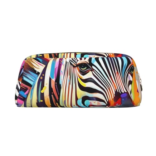 BBEXJIGY Reisetasche mit Tier-Zebra-Motiv, abstrakter Druck, vielseitige Make-up-Tasche, Reisetasche, Büro, kleine Objekte, Organizer-Tasche, gold, Einheitsgröße von BBEXJIGY
