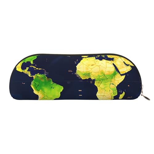 BBEXJIGY Stilvolle Mini-Aufbewahrungstasche für Augenbrauenstifte und kleine Utensilien mit Weltkarten-Aufdruck, Gold, Einheitsgröße BBEXJIGY Stilvolle Mini-Aufbewahrungstasche für Augenbrauenstifte und kleine Utensilien mit Weltkarten-Aufdruck, Gold, Einheitsgröße von BBEXJIGY