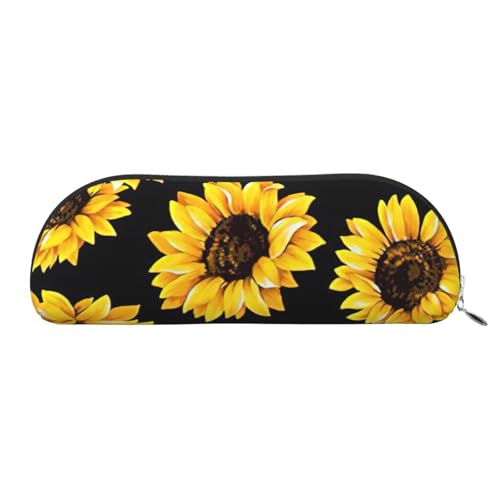 BBEXJIGY Sunflower.. Print Stilvolle Mini-Aufbewahrungstasche für Augenbrauenstifte und kleine Essentials, silber, Einheitsgröße von BBEXJIGY