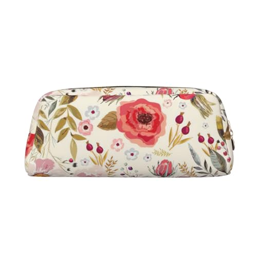 BBEXJIGY Vielseitige Aufbewahrungstasche, moderner Blumendruck, Reisetasche, Büro, kleine Objekte, Organizer, gold, Einheitsgröße von BBEXJIGY