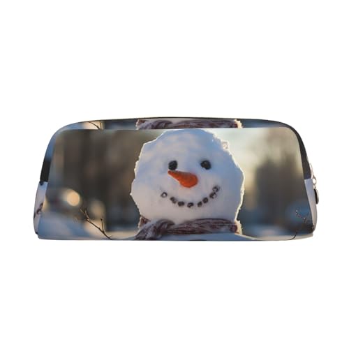 BBEXJIGY Vielseitige Aufbewahrungstasche mit Schneemann-Motiv, Make-up-Tasche, kleine Gegenstände, Organizer-Tasche für Reisen, Büro, gold, Einheitsgröße von BBEXJIGY