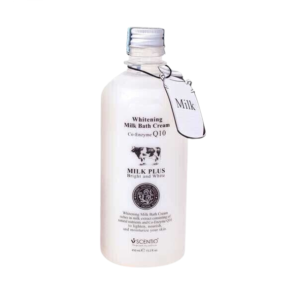 BEAUTY BUFFET - Whitening Milk Bath Cream Q10 - 450ml von BBF