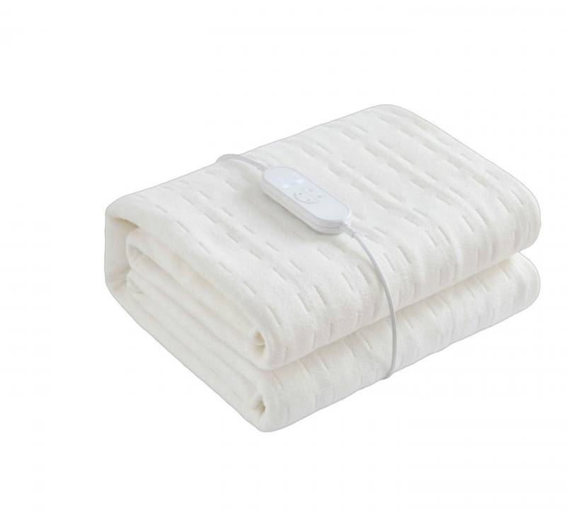 BBG Heizdecke Elektrische Heizdecke 150x80 cm mit 9 Wärmestufen & Timer, RT13 Controller, Überhitzungsschutz & abnehmbarem Anschluss für sicheren Komfort von BBG