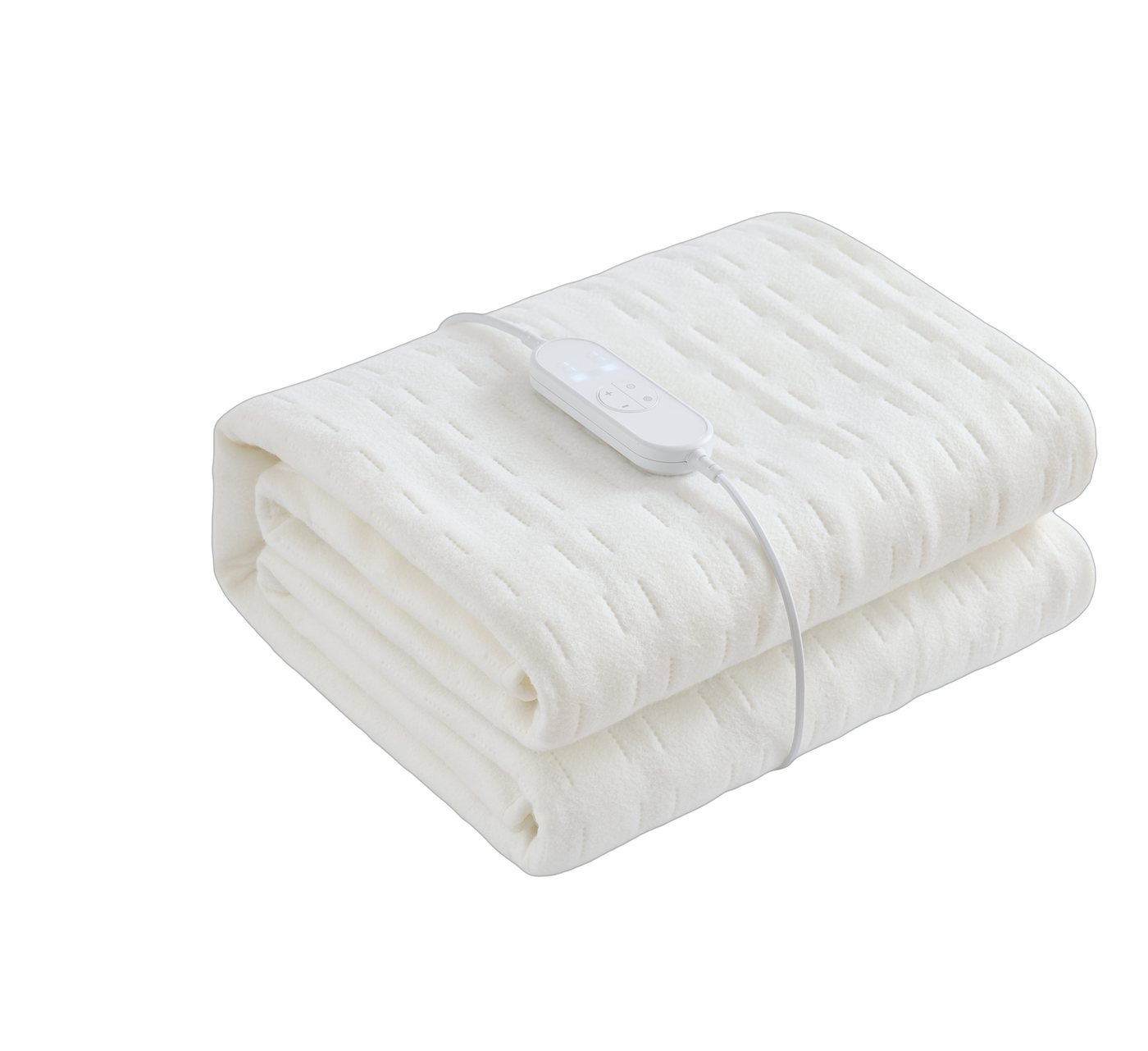 BBG Heizdecke Elektrische Heizdecke 150x80 cm mit 9 Wärmestufen & Timer, RT13 Controller, Überhitzungsschutz & abnehmbarem Anschluss für sicheren Komfort von BBG