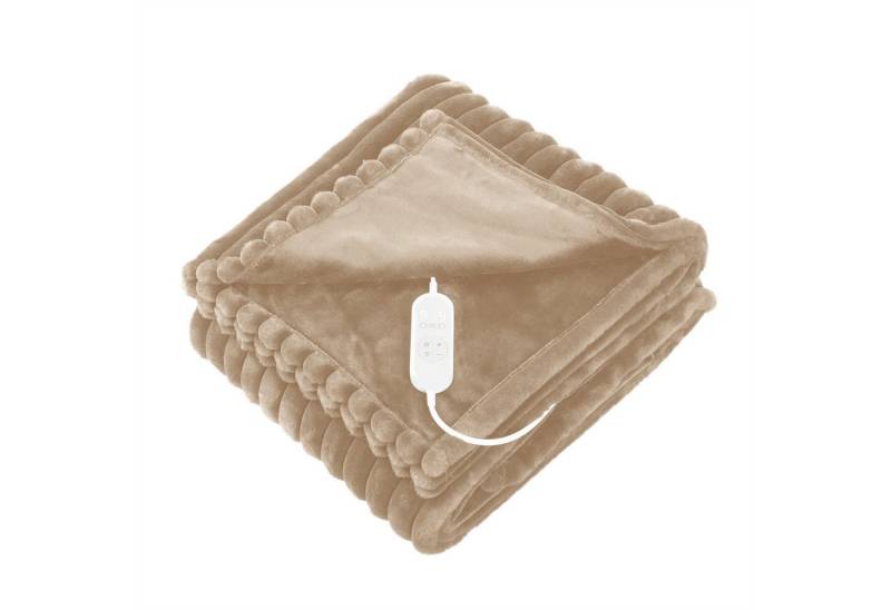 BBG Heizdecke Elektrische Heizdecke mit 9 Temperaturstufen & Timer, Waschbar, flauschiges Fleece für schnelle Wärme und Komfort von BBG