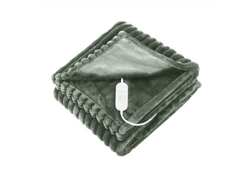 BBG Heizdecke Elektrische Heizdecke mit 9 Temperaturstufen & Timer, Waschbar, flauschiges Fleece für schnelle Wärme und Komfort von BBG