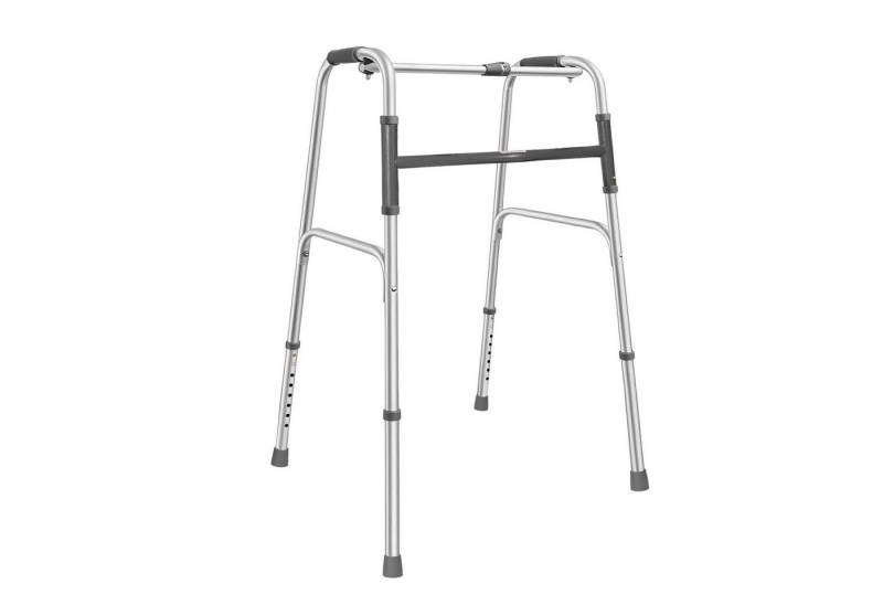 BBG Unterarmkrücke Aluminium faltbarer Gehwagen höhenverstellbar,bis 100 kg Belastbarkeit, mit Anti-Rutsch-Silikon, leicht tragbar & stabil von BBG