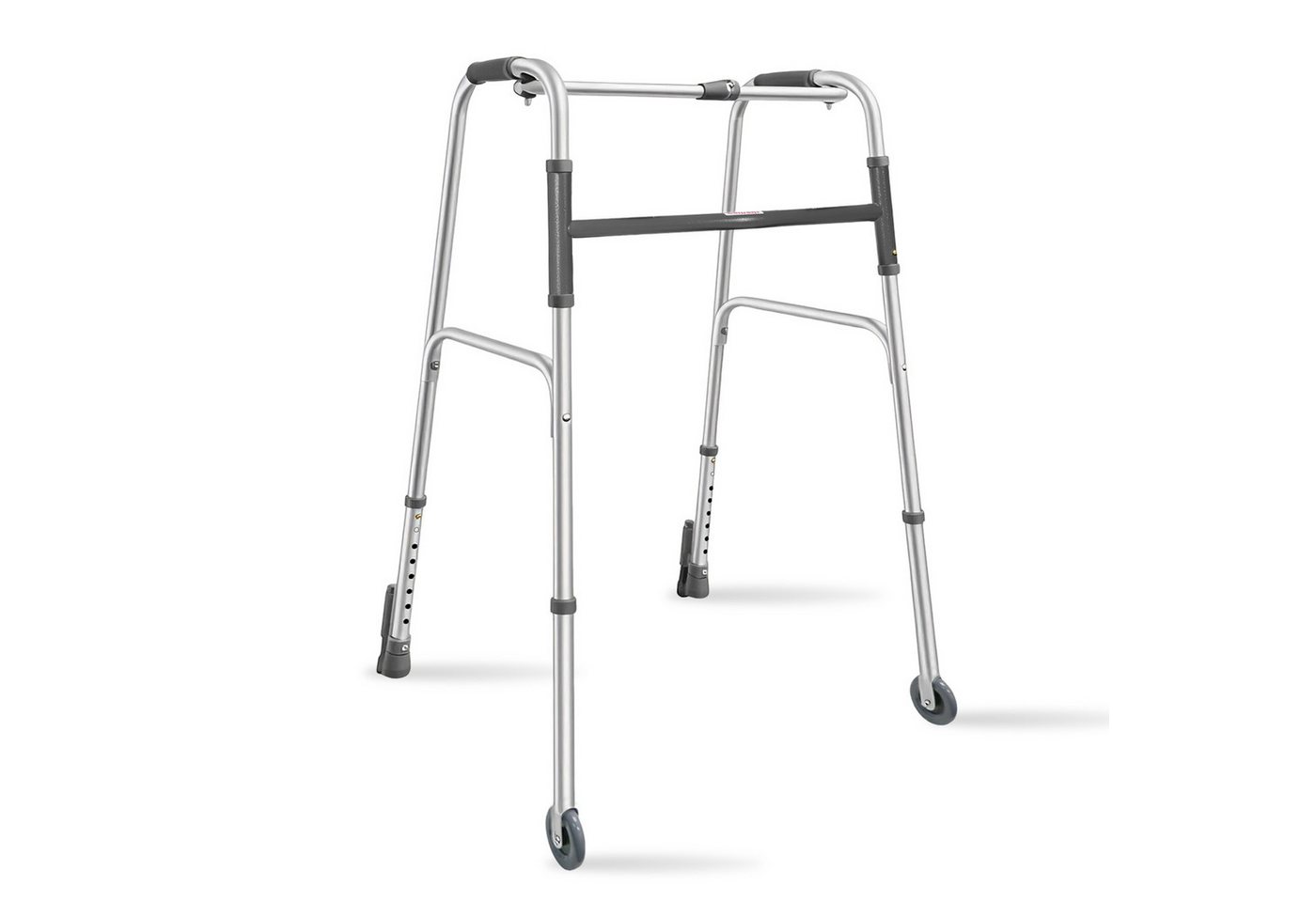 BBG Unterarmkrücke Aluminium faltbarer Gehwagen höhenverstellbar,bis 100 kg Belastbarkeit, mit Anti-Rutsch-Silikon, leicht tragbar & stabil von BBG