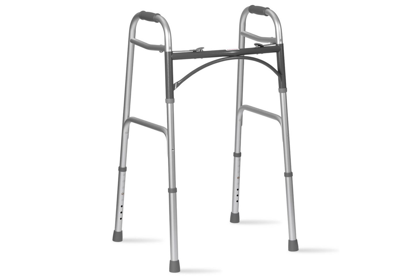 BBG Unterarmkrücke Höhenverstellbarer faltbarer Gehwagen aus Aluminium, mit Anti-Rutsch-Silikon, One-Click-Faltsystem, komfortabel, leicht tragbar, bis 100 kg belastbar von BBG