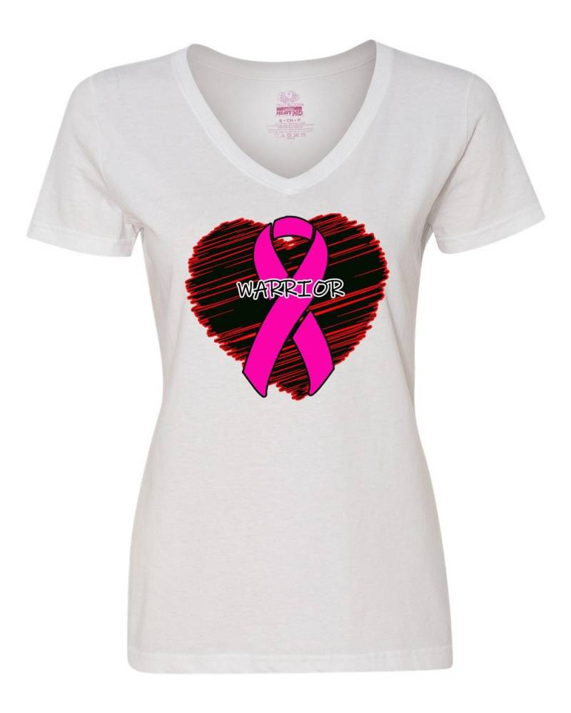 Krieger Krebs Damen Shirt, Mittlere Brust Brustkrebs Shirt von BBIApparel