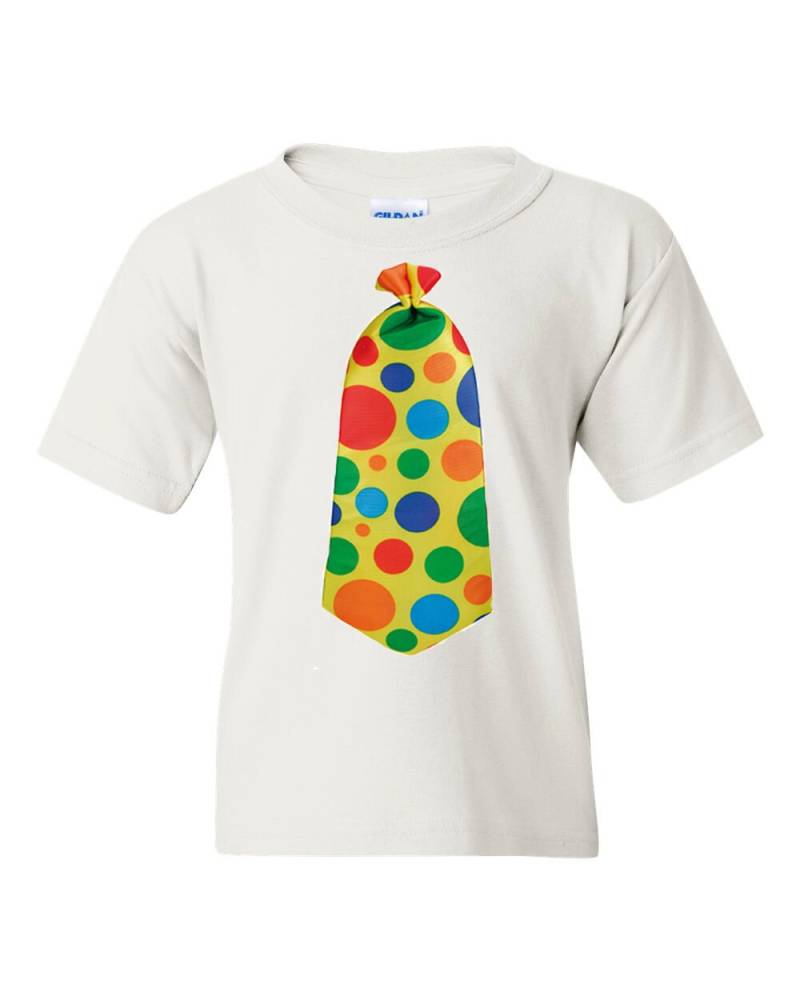 Lustige Clown Krawatte Shirt, Jugend-Clown-Shirt, Lustige Kinder T-Shirt von BBIApparel