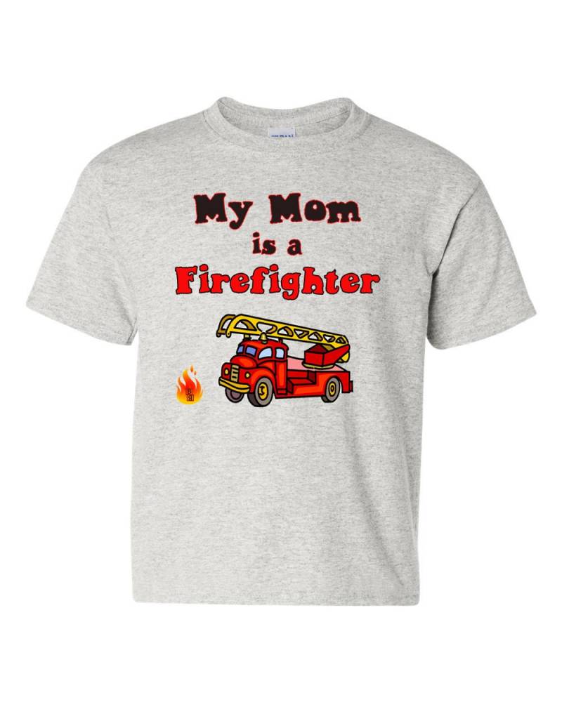 Meine Mutter Ist Ein Feuerwehrmann Shirt, Feuerwehrmann-Mamma-Hemd, Mama-Feuerwehrmann-Shirt von BBIApparel