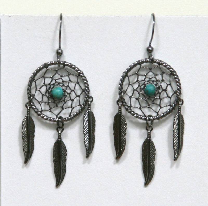 Rotguss Traumfänger-Ohrringe Mit Federn, Edelstein, Türkis, Quarz, Jaspis, Lapislazuli, Amethyst, Malachit, Hämatit, Traumfänger Rotguss Traumfänger-Ohrringe Mit Federn, Edelstein, Türkis, Quarz, Jaspis, Lapislazuli, Amethyst, Malachit, Hämatit, Traumfänger von BBJdesign