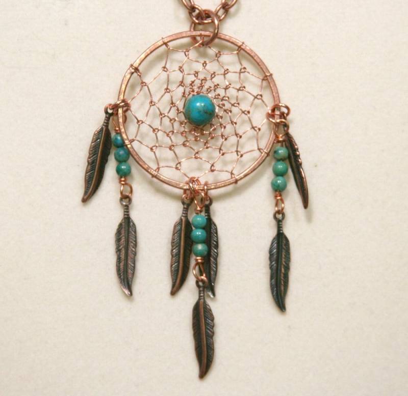 Traumfänger Kette Mit Federn Aus Türkis, Malachit, Lapis Lazuli, Goldfluss, Jaspis, Unakit Traumfänger Kette Mit Federn Aus Türkis, Malachit, Lapis Lazuli, Goldfluss, Jaspis, Unakit von BBJdesign