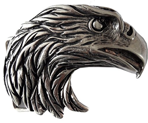 Gürtelschließe Gürtelschnalle - Adler Eagle Massiv gearbeitet für 3,8 bis 4 cm breite Bänder von BBM-STYLE