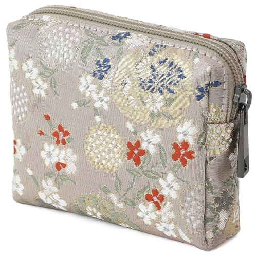 BBORGDC Niedliche Make-up-Tasche – tragbare Kosmetiktasche für Damen, Pink-QP-Jacquard/Polyester, Modisch, leger von BBORGDC