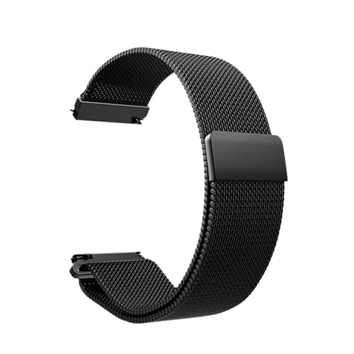 BBPLWEEA YingYou Armband aus Edelstahl mit Magnetschnalle, kompatibel mit Watch4 GTR2, 16 mm, 18 mm, 20 mm, 22 mm, lässiges modisches Uhrenzubehör, 20 mm BBPLWEEA YingYou Armband aus Edelstahl mit Magnetschnalle, kompatibel mit Watch4 GTR2, 16 mm, 18 mm, 20 mm, 22 mm, lässiges modisches Uhrenzubehör, 20 mm von BBPLWEEA