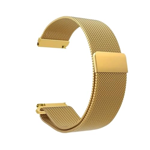 BBPLWEEA YingYou Armband aus Edelstahl mit Magnetschnalle, kompatibel mit Watch4 GTR2, 16 mm, 18 mm, 20 mm, 22 mm, lässiges modisches Uhrenzubehör, 22 mm BBPLWEEA YingYou Armband aus Edelstahl mit Magnetschnalle, kompatibel mit Watch4 GTR2, 16 mm, 18 mm, 20 mm, 22 mm, lässiges modisches Uhrenzubehör, 22 mm von BBPLWEEA