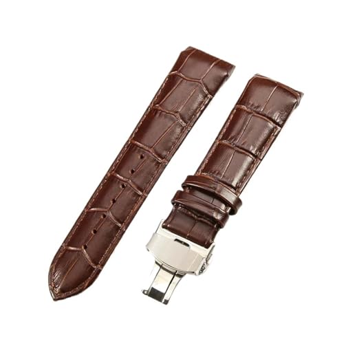 BBPLWEEA YingYou Kompatibel Mit Tissot 1853 Couturier Interface Uhrenarmband Butterfly-Verschluss Herren-Uhrenarmband Aus Rindsleder T035407 T035410 T035617 627(Brown-Steel-B1,23mm) von BBPLWEEA